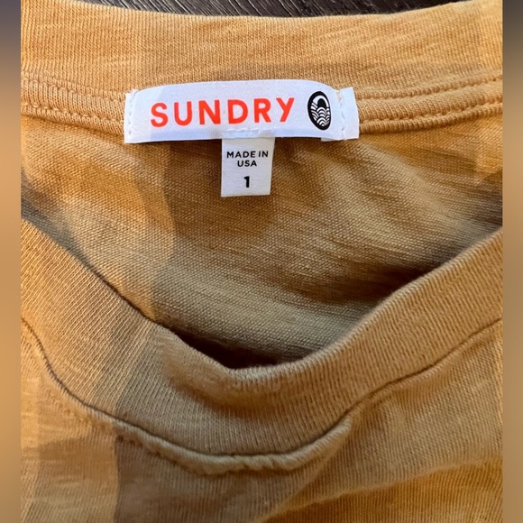 Sundry Tie Front Tee - Picture 5 of 9